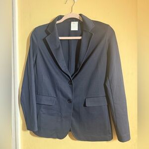 Uniqlo Classic Navy Women's Two-Button Blazer, small